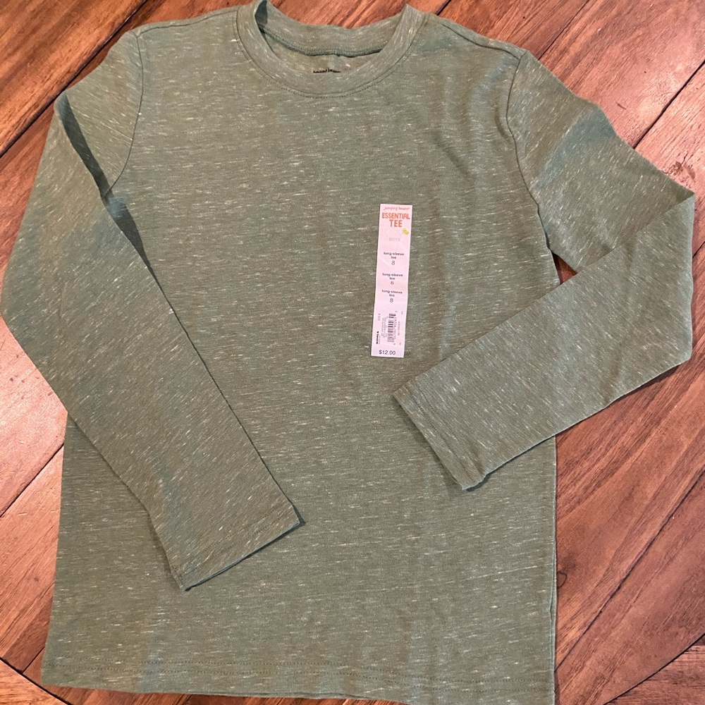 NWT boys long sleeve shirt size 8